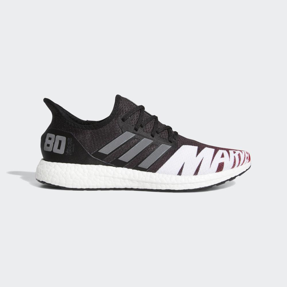Adidasi Alergare Adidas SPEEDFACTORY AM4 Marvel 80 Vol. 1 Barbati Romania - Negrii/Argintii Metal/Ne